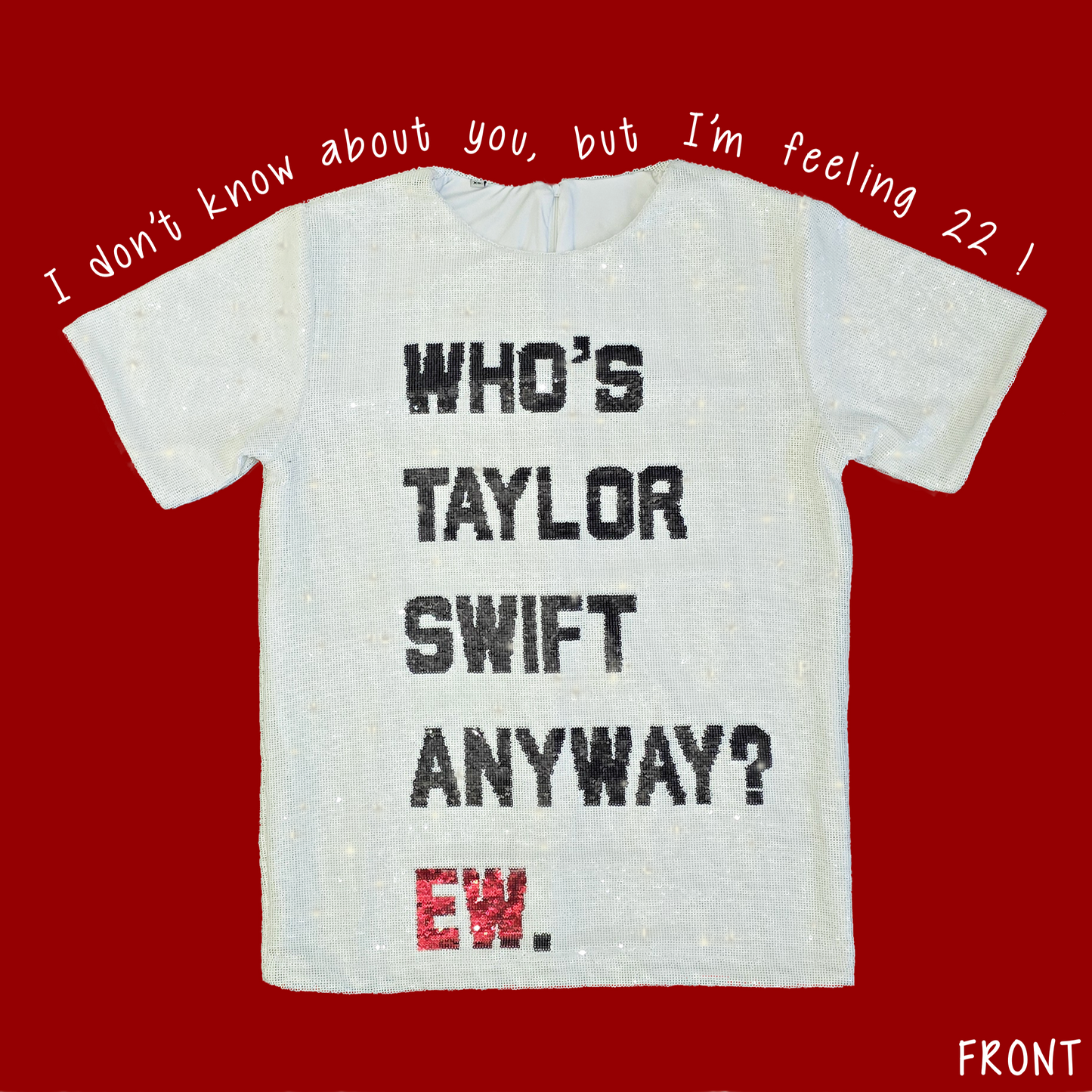 Taylor Swift 22 Sequin T-Shirt